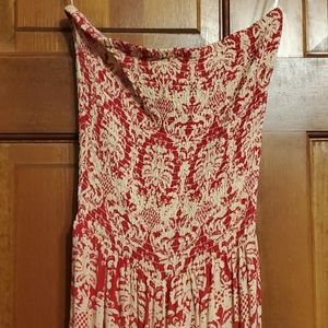 Tube top romper/ jumpsuit